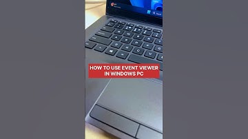 How to use EVENT VIEWER in windows PC #pctips #shorts