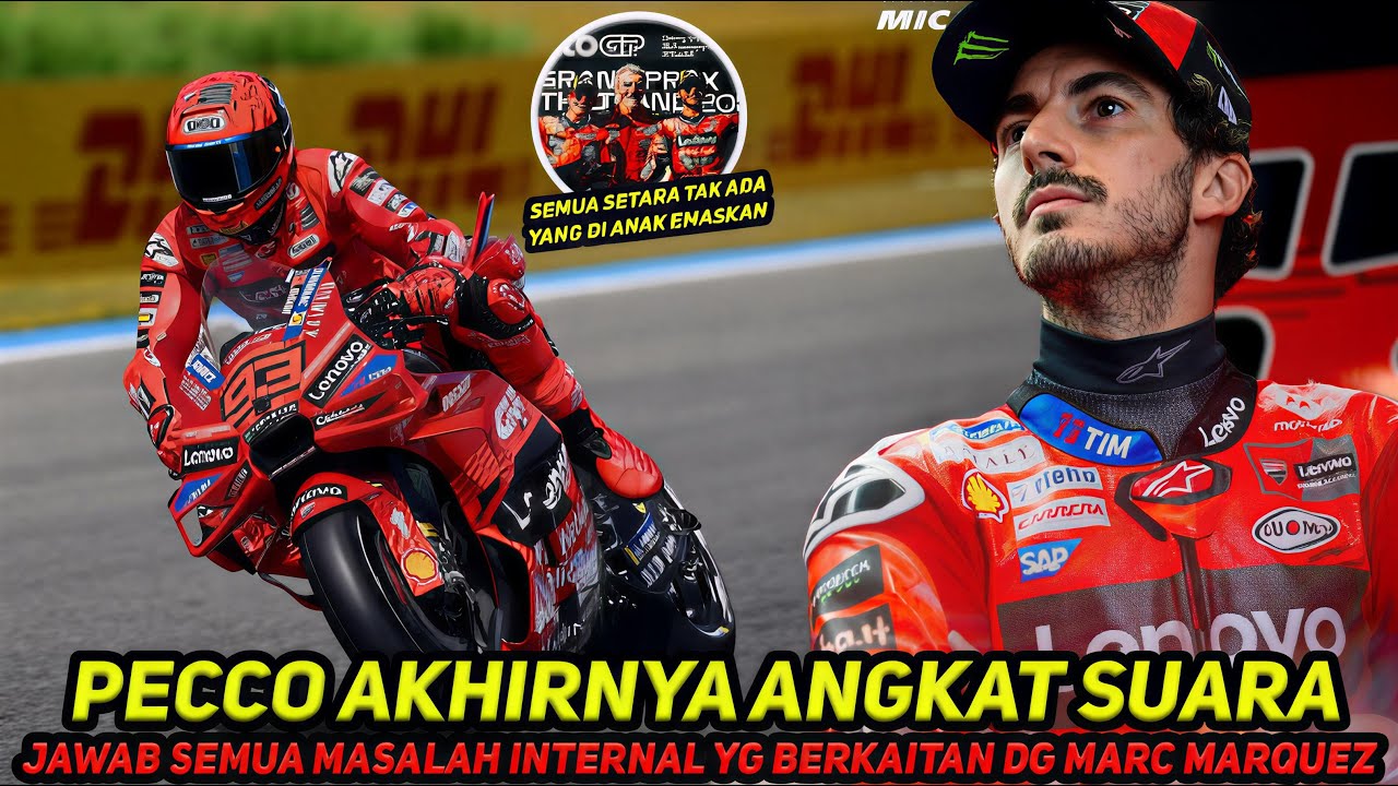 PECCO AKHIRNYA ANGKAT SUARA🔥JAWAB MASALAH INTERNALNYA & MARC MARQUEZ~SEMUA SETARA, TAK ADA ANAK EMAS