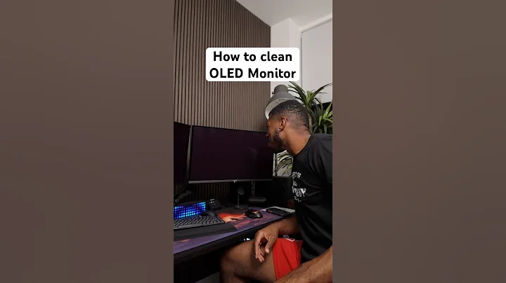 How NOT to Clean your Monitor 🙅🏾‍♂️