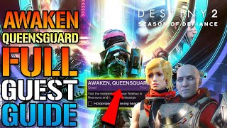 Destiny 2 Awaken Queensguard FULL QUEST GUIDE Rescue Amand Holiday Lightfall Season Of Defiance