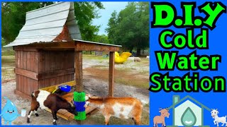 DIY Cold Water Station for the Animals!☀️💧🐐