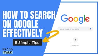 How to search on google effectively | 5 Simple Tips