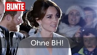 Herzogin Kate   Ohne BH zur Filmpremiere!  BUNTE TV