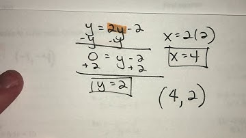 6-2 Solving Systems of Equations w/ Substitution (Part 1)