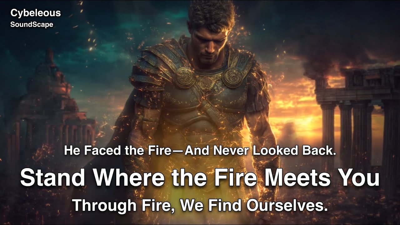 Stand Where the Fire Meets You – Epic Cinematic Stoic Music for Inner Strength & Resilience