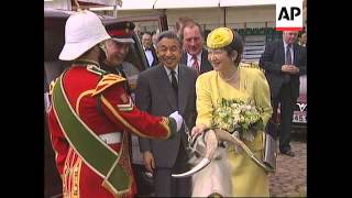 UK - Japanese emperor receives cold welcome