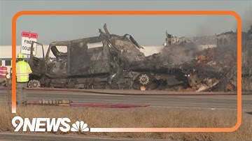 I-70 reopens in Aurora after crash involving 2 semis