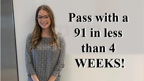 HOW TO PASS THE REG CPA EXAM: 1 MONTH