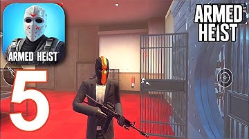 Armed Heist : Shooting Games - Gameplay Walkthrough Part 5 - Open New Mask (iOS, Android)