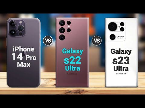 Samsung Galaxy S23 Ultra Vs Samsung Galaxy S22 Ultra Vs iPhone 14 Pro Max @EasyAccessTech