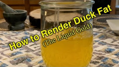 How to Render Duck Fat — The Liquid Gold [3 Easy Steps]
