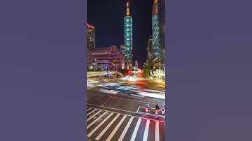 Time Lapse Video of a City Intersection #shorts