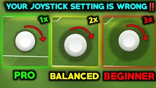 Your Joystick Setting is Wrong! 😱 Best tips to master joystick | Best input range in eFootball screenshot 3