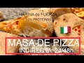 🍕MASA DE PIZZA 🇮🇹 INDIRECTA (24/48H) 1KG HARINA(330W) 680ML AGUA, 3 GR L.F, 25 ML ACEITE Y 25 SAL