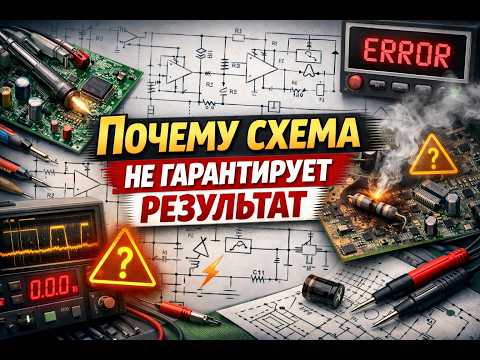 Почему схема «правильная», а устройство не работает? Паразитные эффекты и помехи