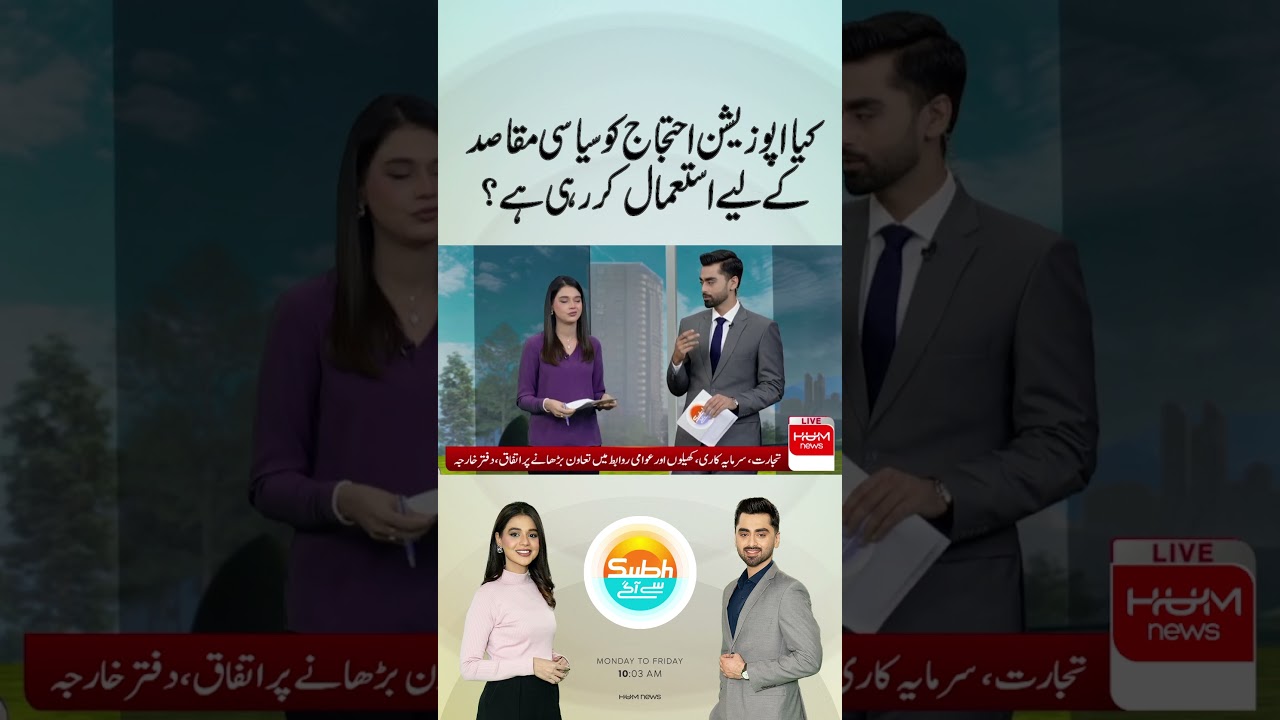 Is the Opposition Using the Protests for Political Gains? | Major Questions Raised| HumNews|Pakistan