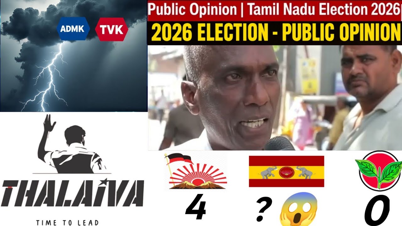 Tamil Nadu 2026 Election Poll Result: TVK Dominates Over DMK & ADMK in ...