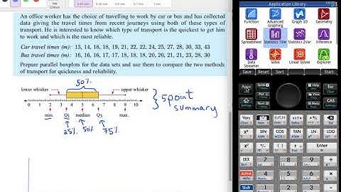 HP Prime 1 Variable Statistics