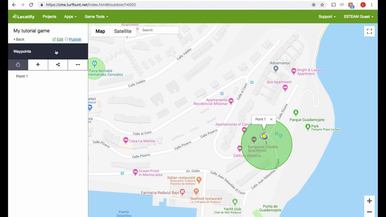 Create an Outdoor GPS Treasure Hunt Game (Part 1/7) YouTube