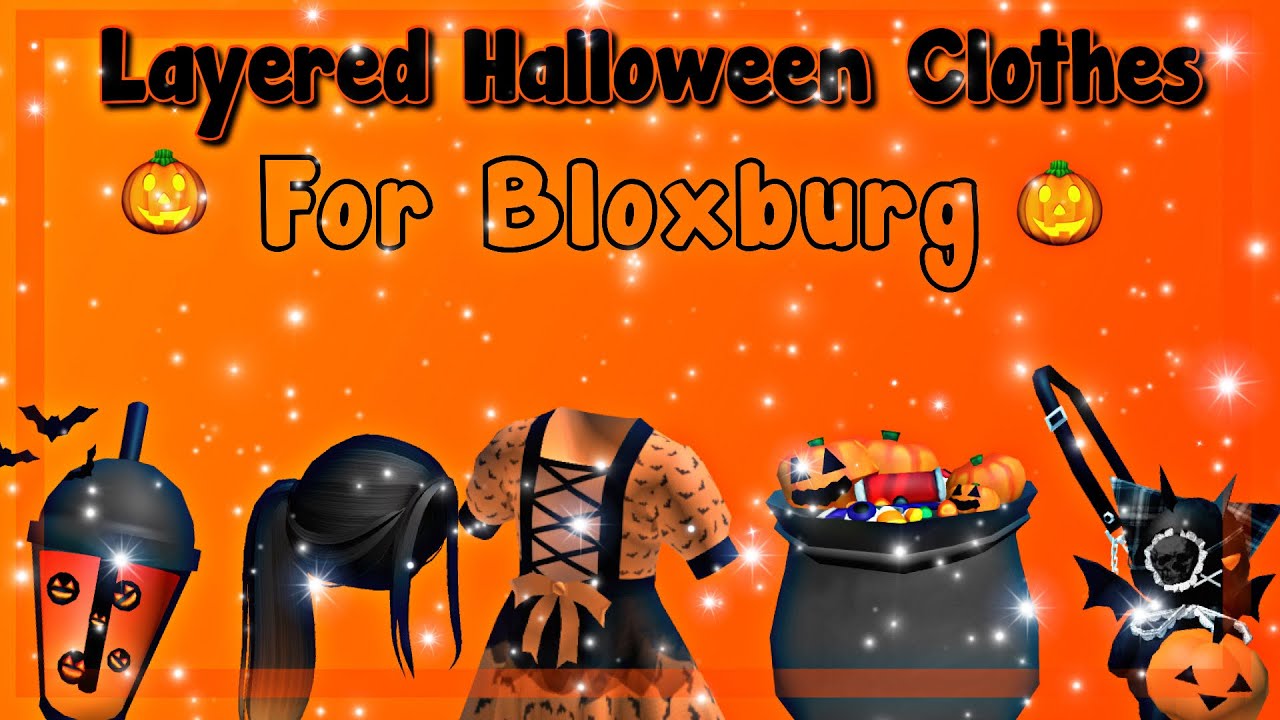 Layered Halloween Clothing Codes for Bloxburg. 3D Clothing Halloween