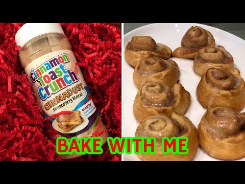 Cinnamon Toast Crunch Cinnadust Cinnamon Buns | Bake With Me!