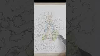 Beatrix Potter Line & Wash Master Study