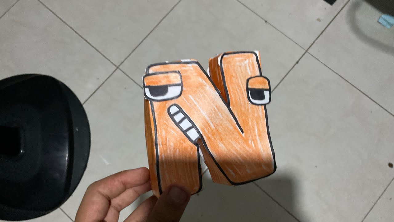 Cool Craft Paper Alphabet Lore N