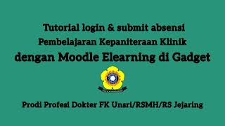 Absensi Dokter Muda saat kepaniteraan dapat dilakukan dari Smartphone??
