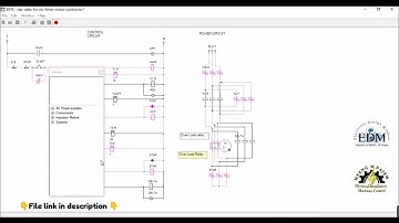 three phase motor control automatic switch between star and delta -forward reverse- ekts software