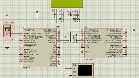 Comunicación serial UART entre 16f887 y Atmega328P