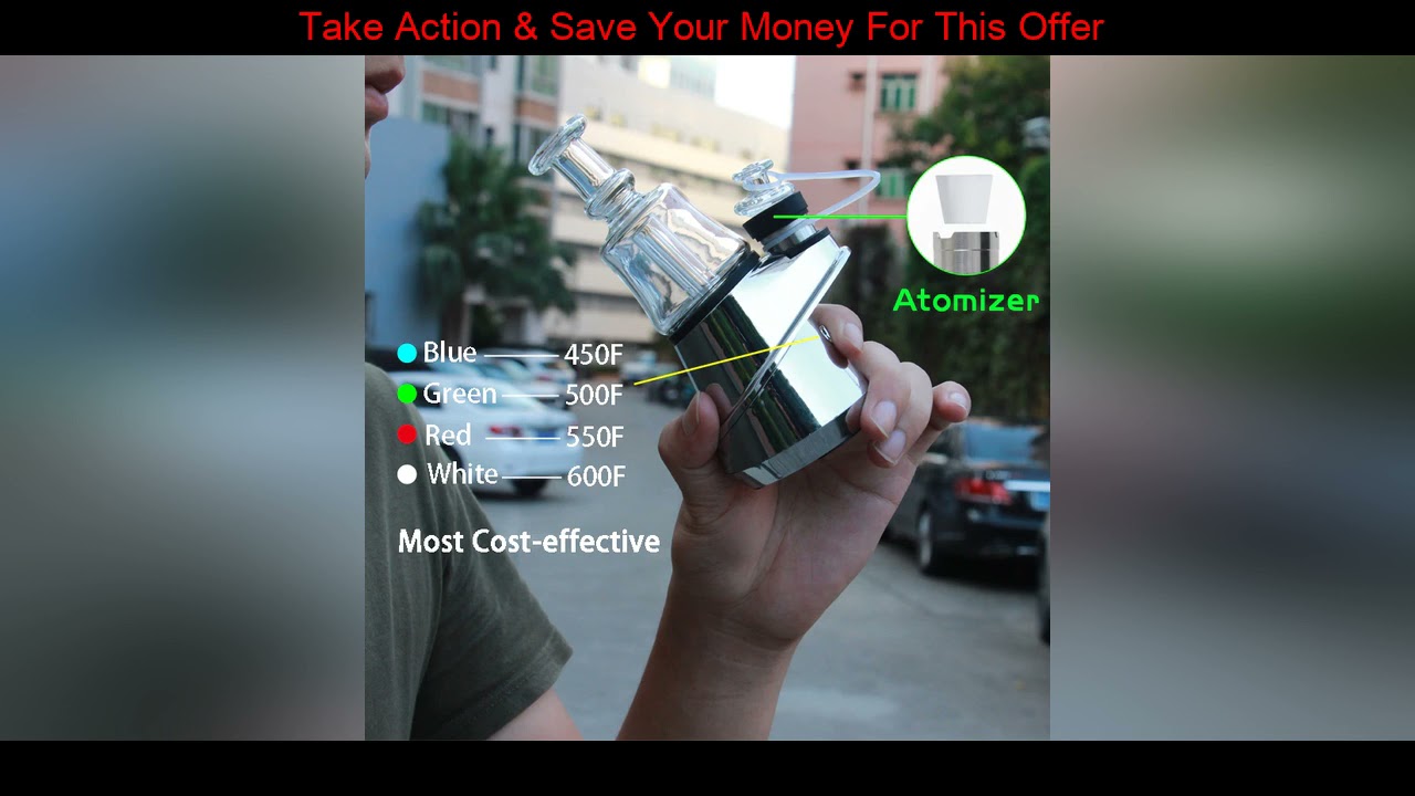 SOC Electric Dab Rig Starter Kit 2600mah Battery 4 Heat Settings Enail Wax Concentrate Shatter Budd