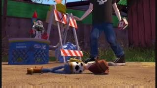 Toy Story Sid Sents Woody To Space Instead Of Buzz On The Rocket