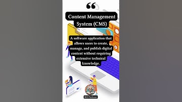 🧠Content Management System (CMS) explained in 10 Seconds ⏱️🚀 #seo