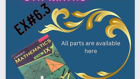 #Ex 6.3 Q6 division method to find square root class 9th KPK board