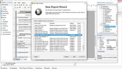 Custom Report with Subreports Example