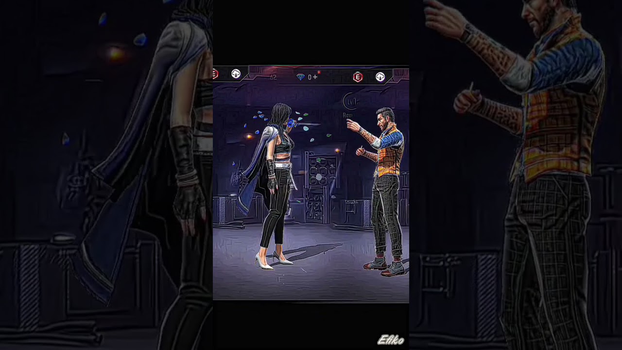 DUO CHARACTER FIGHT ☠️🍷 | Free Fire Intense