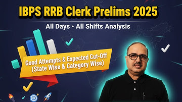 RRB Clerk Prelims 2025 🔥 All Shifts Review + Cut-Off Prediction (State/Category Wise) | Amar Sir