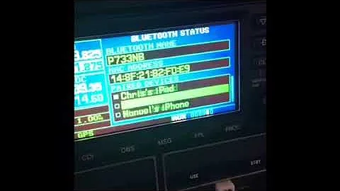 Pairing iPad to Garmin 430 and loading flight plan