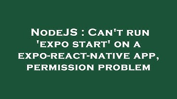 NodeJS : Can