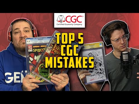 Top 5 MISTAKES When Submitting Comic Books to CGC with ComicTom101