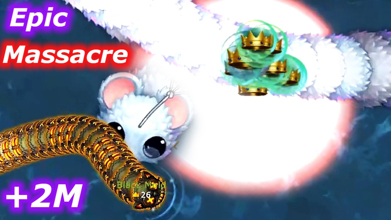 🔥 Epic Massacre in Teams + Reaching 2 Million Mass in Little Big Snake! 🔥