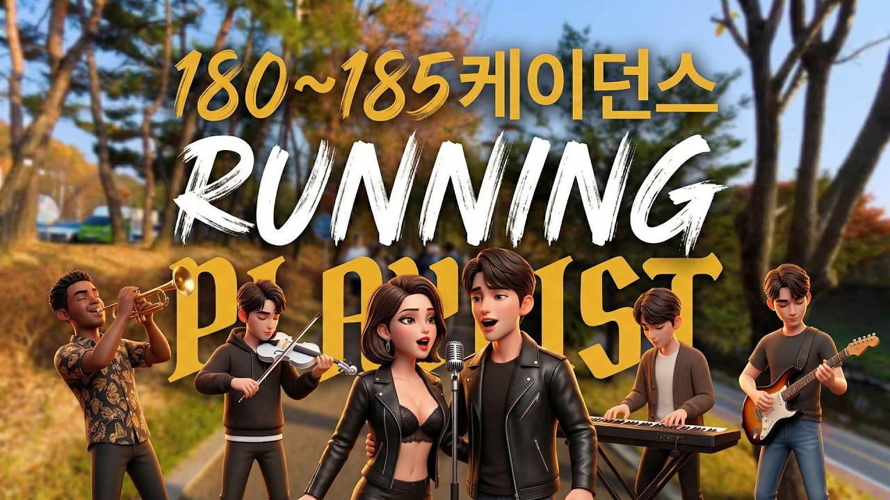 𝑷𝒍𝒂𝒚𝒍𝒊𝒔𝒕 180~185BPM | 올해는 무조건 PB 달성 가즈아! 텐션 200% 끌어올리는 마성의 밴드 러닝 플리 (Feat. 2025 과천마라톤)