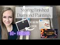 How i store my finished diamond paintings  review of itoyas 24x35 inch binder portfolio
