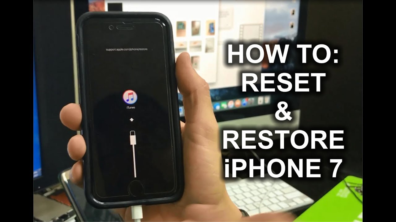 How To Reset Restore Your Apple Iphone 7 Factory Reset Youtube