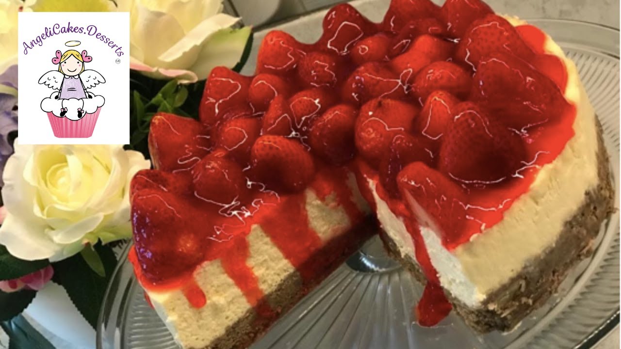 NEW YORK CHEESECAKE * Cremoso y delicioso, con TIPS para horneado / ANGELICAKES DESSERTS