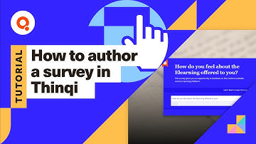 How to author a survey in Thinqi