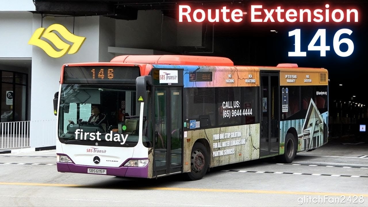 SG ️BUS 146 Route Extension to Kovan Hub - First Day [SBST] - YouTube