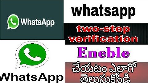 How to enable whatsapp  two - step  verification  / whatsapp two step verification in telugu 2020