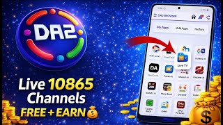 DA2 Browser Par 10865 Live TV Channels Free Dekho | Watch Free & Earn Money | Hindi screenshot 3