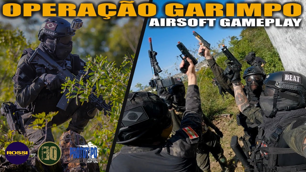 OPERAÇÃO GARIMPO - GAMEPLAY DE AIRSOFT COM NEPTUNE 10 PLUS